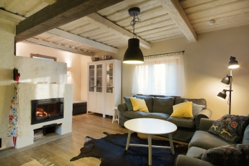 romantiline puhkemaja majutus kahele või sõpradele saunaga